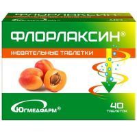 Флорлаксин таб. жев. 400мг №40 Югмедфарм/Россия