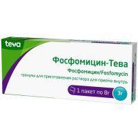 Фосфомицин-Тева пак.(гран. д/приг. р-ра д/приема внутрь) 3г 8г №1 Adipharm EAD/Болгария