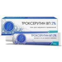 Троксерутин ВП туб.(гель) 2% 100г Vetprom/Болгария