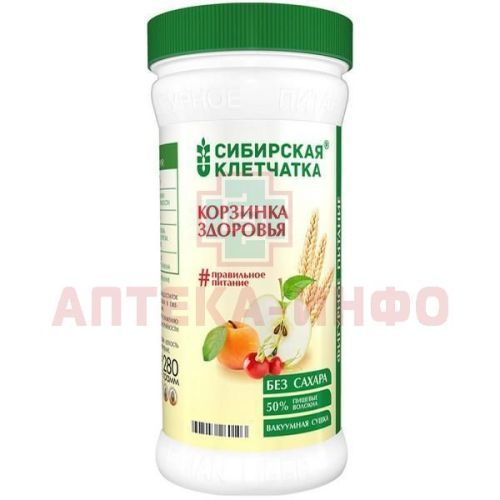 Клетчатка Сибирская "Корзина здоровья" пор. 280г (бан.) ЧП Черникова/Россия