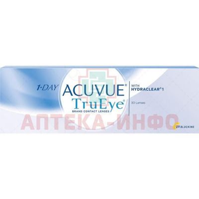 Линзы ACUVUE TRU EYE (1 день) pk 30 Dia 14.2 BC 8.5  контактные мягкие корриг. (-3,00) Johnson & Johnson Vision Care (Vistakon)