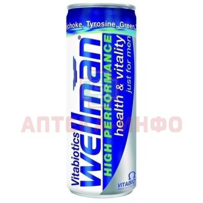Велмен Энергетический напиток напиток 250мл Vitabiotics/Великобритания