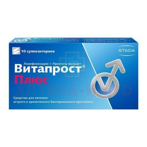 Витапрост плюс супп. рект. 400мг+20мг №10 Нижфарм/Россия