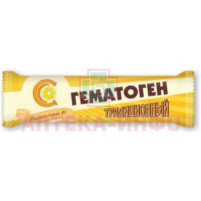 Гематоген традиционный + плитка 35г (витамин С) Факел-Дизайн/Россия
