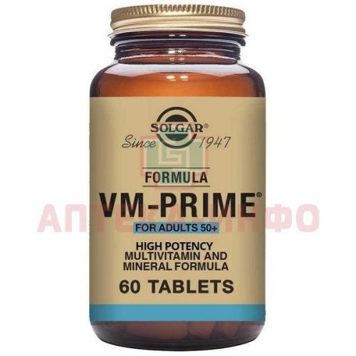 Солгар Мультивитаминный и минеральный комплекс 50+ таб. №60 Solgar Vitamin and Herb/США