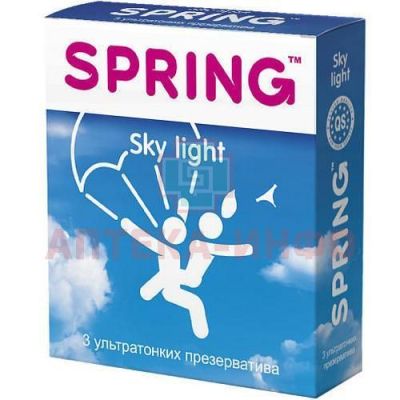 Презерватив SPRING Sky Light №3 (ультратонкие) Dongtai Biomed Industrial/Китай