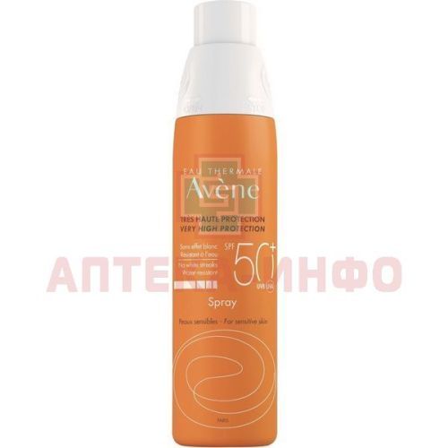 Спрей AVENE солнцезащитный SPF-50+ 200мл Pierre Fabre/Франция