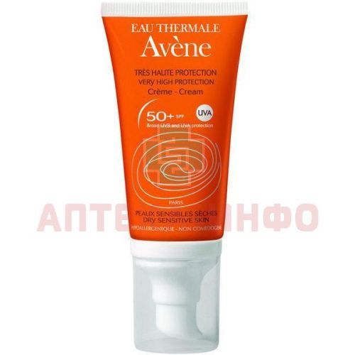 Крем AVENE солнцезащитный SPF-50+ туба 50мл Pierre Fabre/Франция