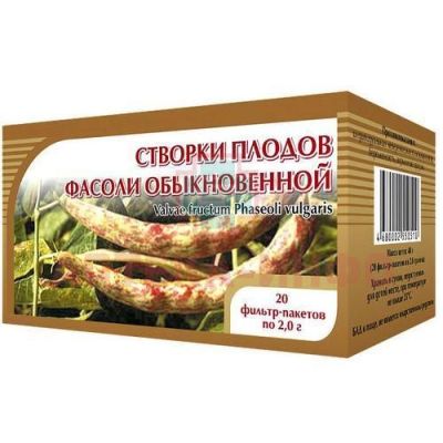 Фасоли обыкновенной плодов створки пак.-фильтр 2г №20 Компания Хорст/Россия