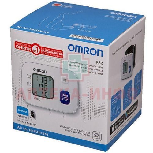 Тонометр OMRON RS2 (HEM-6121-RU) Omron Healthcare/Китай