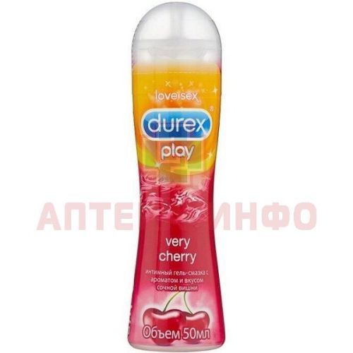 Гель-смазка DUREX Play Very Cherry с фруктовым ароматом (вишни) 50мл SSL International/Великобритания