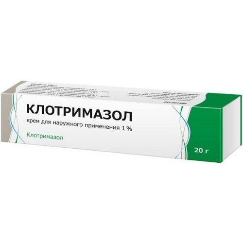 Клотримазол туба(крем д/наружн. примен.) 1% 20г №1 Тульская ФФ/Россия