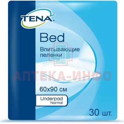 Простыни TENA Bed Normal Underpad 60 х 90см №30 Essity Operations Polаnd Sp.z.o.o/Польша