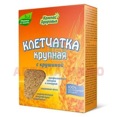 Клетчатка крупная с пшеницей 150г Компас Здоровья/Россия