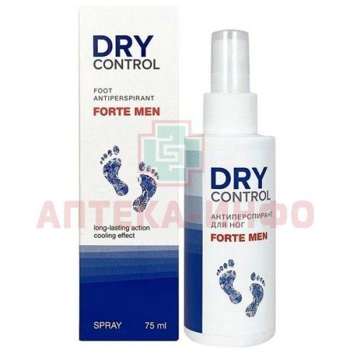 Дезодорант DRYCONTROL FORTE MEN антиперспирант д/ног 75мл Арома Пром/Россия