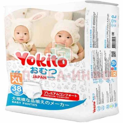 Подгузники-трусики YOKITO (13-17кг) разм. XL №38 Fujian Bule Giant Sanitary Products/Китай