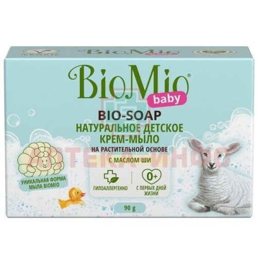 Крем-мыло детское BioMio Baby с маслом Ши 90г ЭФКО Косметик/Россия