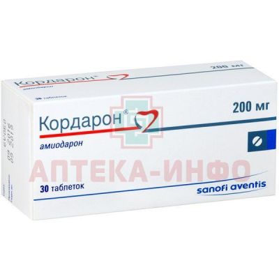 Кордарон таб. 200мг №30 Opella Healthcare/Венгрия