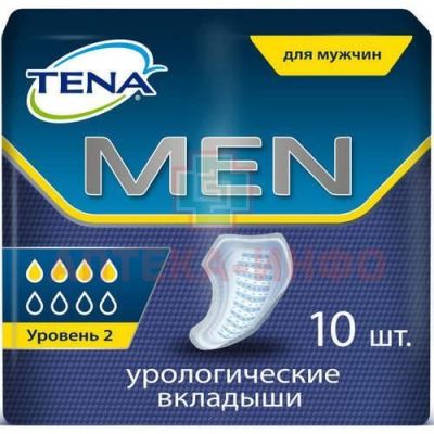Прокладки урологические TENA MEN уровень 2 №10 SCA Hygiene Products/Словакия