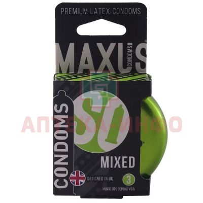 Презерватив MAXUS Mixed (набор) №3 Thai Nippon Rubber Industry/Таиланд