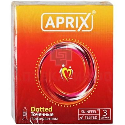 Презерватив APRIX (Априкс) Точечные №3 Thai Nippon Rubber Industry/Таиланд