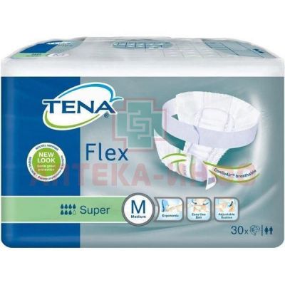 Подгузники для взрослых TENA Flex Super Medium №30 SCA Hygiene Products/Нидерланды