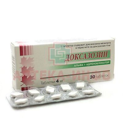 Доксазозин таб. 4мг №30 (Nu-Pharm/Канада/Вектор-Медика)