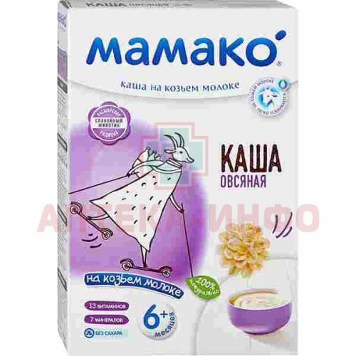 Каша МАМАКО овсянка на козьем молоке 200г Flory Doo/Сербия