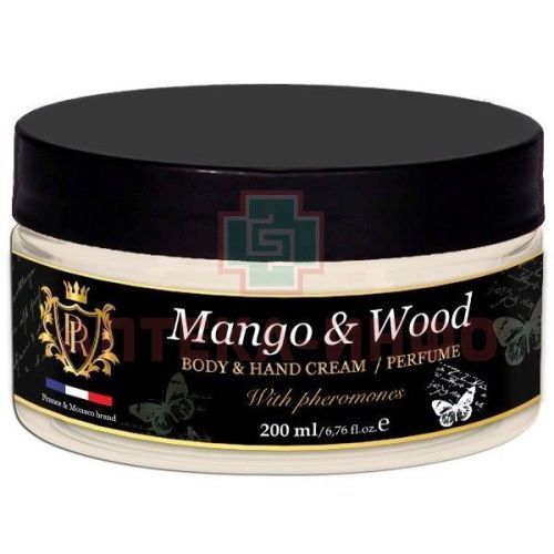 Крем PREPARFUMER арома д/кожи рук и тела селективный Mango&Wood мульти эффект 23в1 200мл Базовый-7/Россия