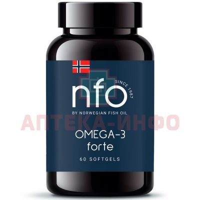 Норвегиан Фиш Оил Омега-3 Форте капс. №60 Pharmatech/Норвегия
