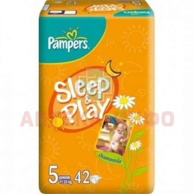 Подгузники PAMPERS Sleep & Play Junior (11-25кг) р.5 №42 Procter&Gamble/Германия