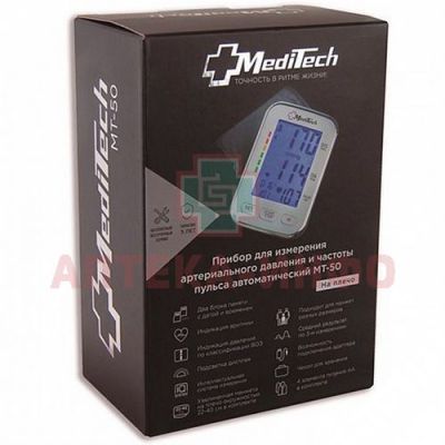 Тонометр MediTech MT-50 автом. (манж. 22-40см) адаптер Medical Technology Product/Китай