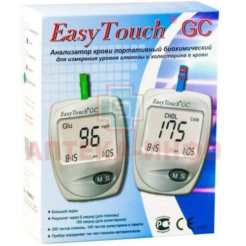 Анализатор EASY TOUCH GC (глюкоза,холестерин) Bioptik Technology/Тайвань