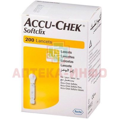 Ланцет ACCU-CHEK Softclix стер. №200 Roche Diabetes/Германия