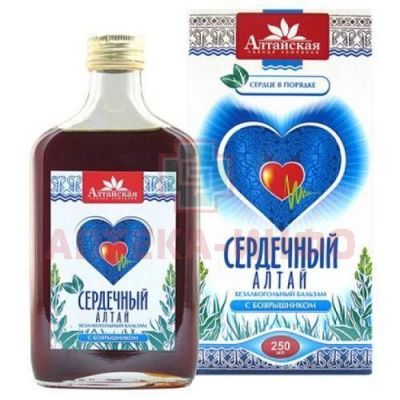 Бальзам АЛТАЙ Сердечный с боярышником Сердце в порядке 250мл Алтайская чайная компания/Россия