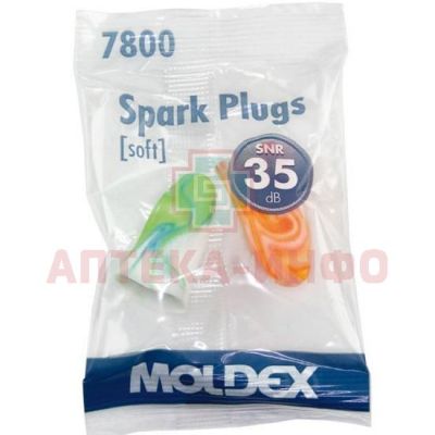 Беруши Moldex Spark Plugs Soft №2 Moldex/Германия