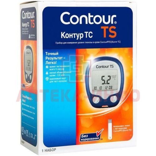 Глюкометр Contour TS (б/прокал. устр-ва) Ascensia Diabetes Care/Швейцария