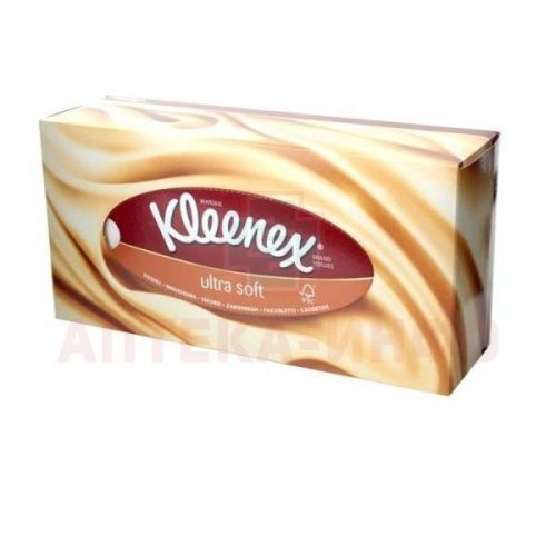 Салфетки KLEENEX Ultra Soft д/лица №56 Kimberly Clark/Италия