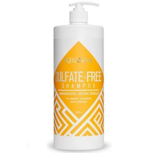 Шампунь KRASSA Professional Sulfate-free д/волос бессульфатный 1л КРАССА-Косметикс/Россия