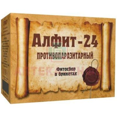 Алфит №24 противопаразитный брикет 2г №30 х 2 Гален/Россия