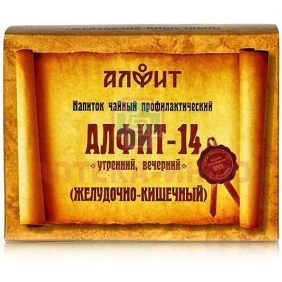 Алфит №14 желудочно-кишечный брикет 2г №30 х 2 Гален/Россия
