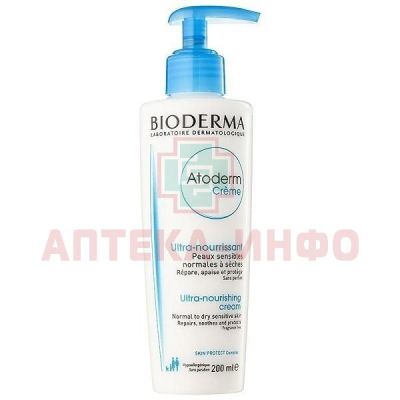 BIODERMA АТОДЕРМ крем с помпой 200мл Bioderma/Франция