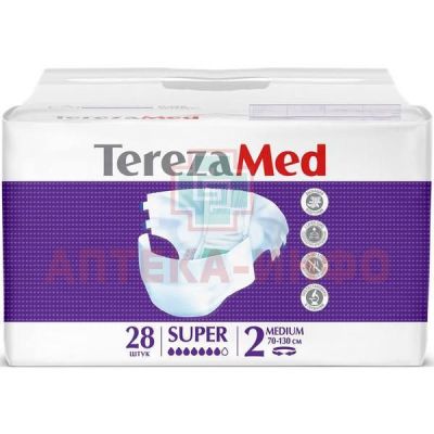 Подгузники для взрослых TEREZA MED Super Medium №28 Онтекс РУ/Россия