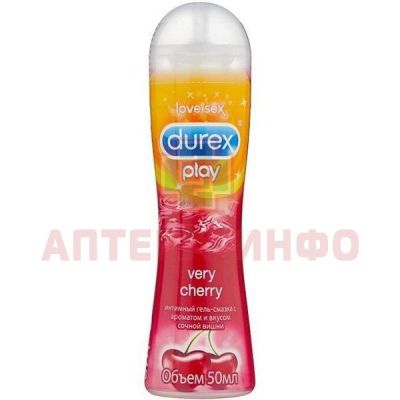 Гель-смазка DUREX Play Very Cherry с фруктовым ароматом (вишни) 50мл Reckitt Benckiser Healthcare Manufacturing/Таиланд