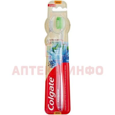 Зубная щетка COLGATE Древние секреты Безопасное Отбеливание мягк. Colgate-Palmolive/Китай