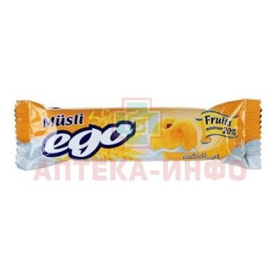 Батончики мюсли EGO абрикос в йогурте 25г Формула Жизни/Россия