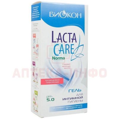 Гель ДОКТОР БИОКОН "Lacta Care Norma" д/интимной гигиены 290мл Эколла/Украина