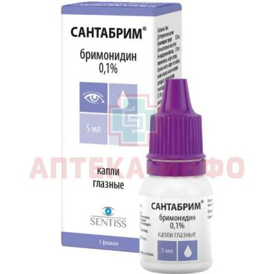 Сантабрим фл.(капли глазн.) 0,1% 5мл Sentiss Pharma/Индия