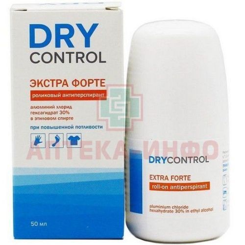 Дезодорант DRYCONTROL EXTRA FORTE ROLL-ON антиперспирант 50мл Арома Пром/Россия