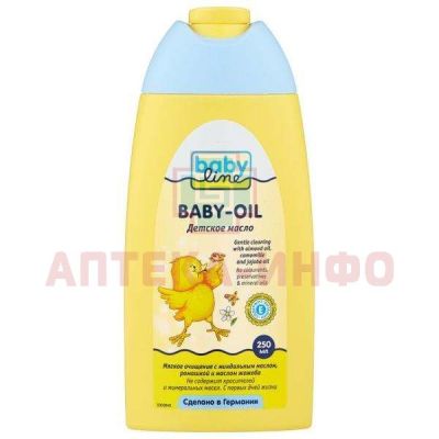 Масло детское BabyLine 250мл Nolken Hygiene/Германия